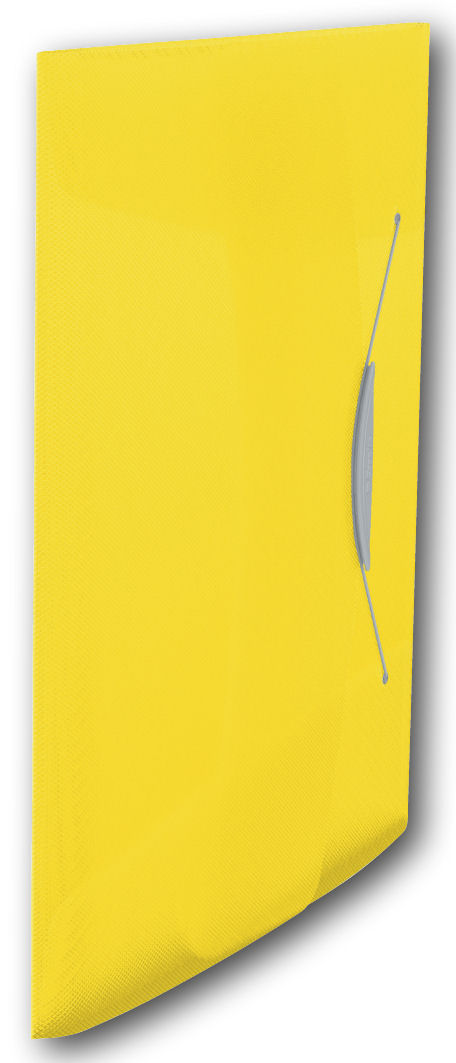 Desky na spisy s gumičkou Esselte VIVIDA 3 klopy žluté