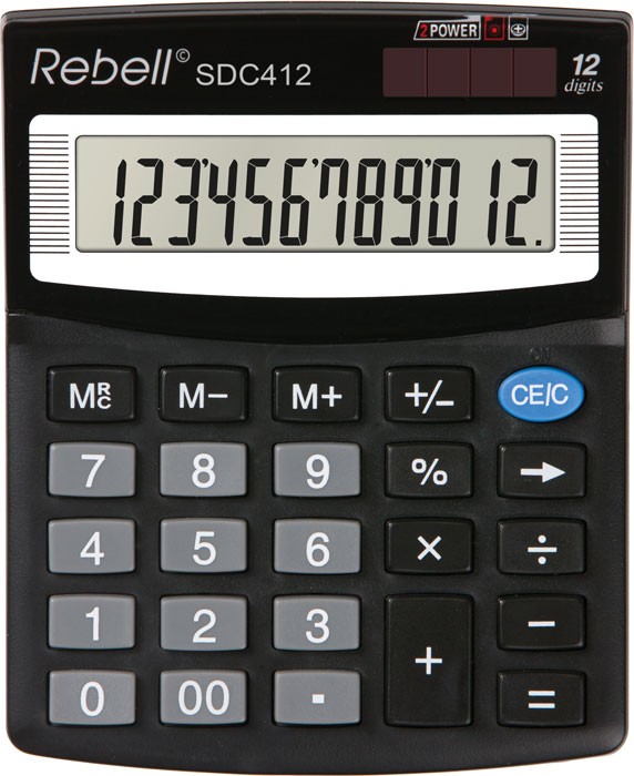 Kalkulačka Rebell SDC 412 stolní / 12 míst.