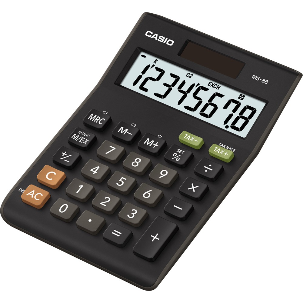 Kalkulačka Casio MS 8 B stolní / 8 míst.