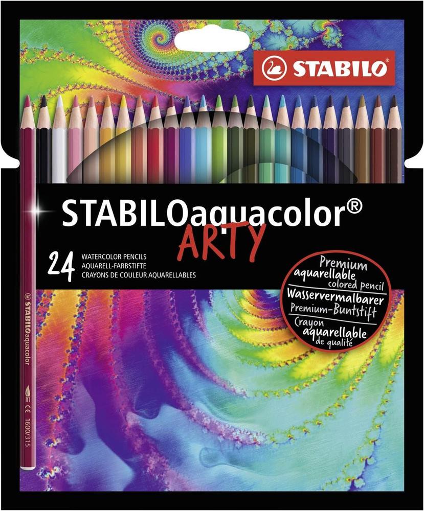 Pastelky Stabiloaquacolor ARTY 24 ks v papírové krabičce