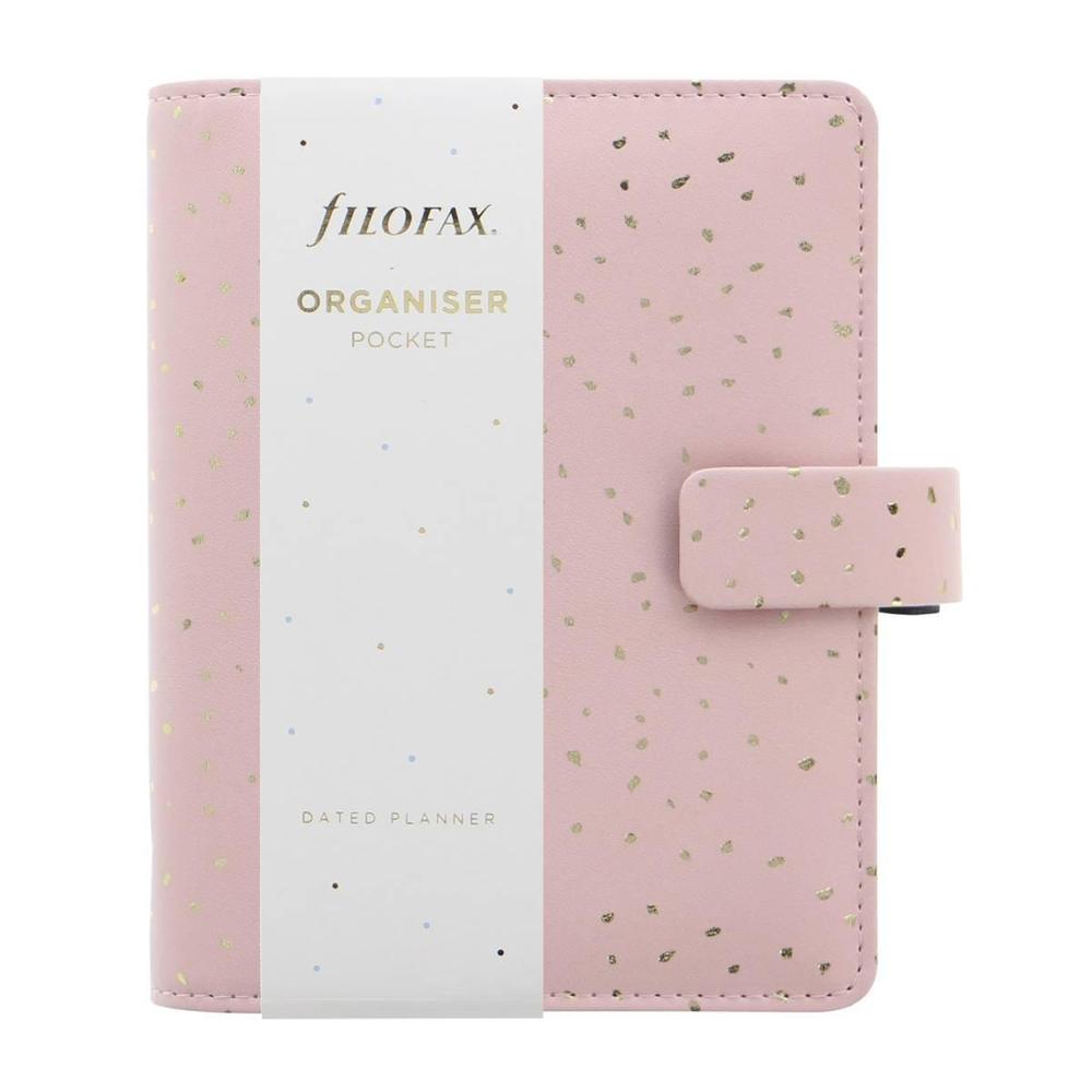 Diář Filofax Confetti kapesní, Rose Quartz