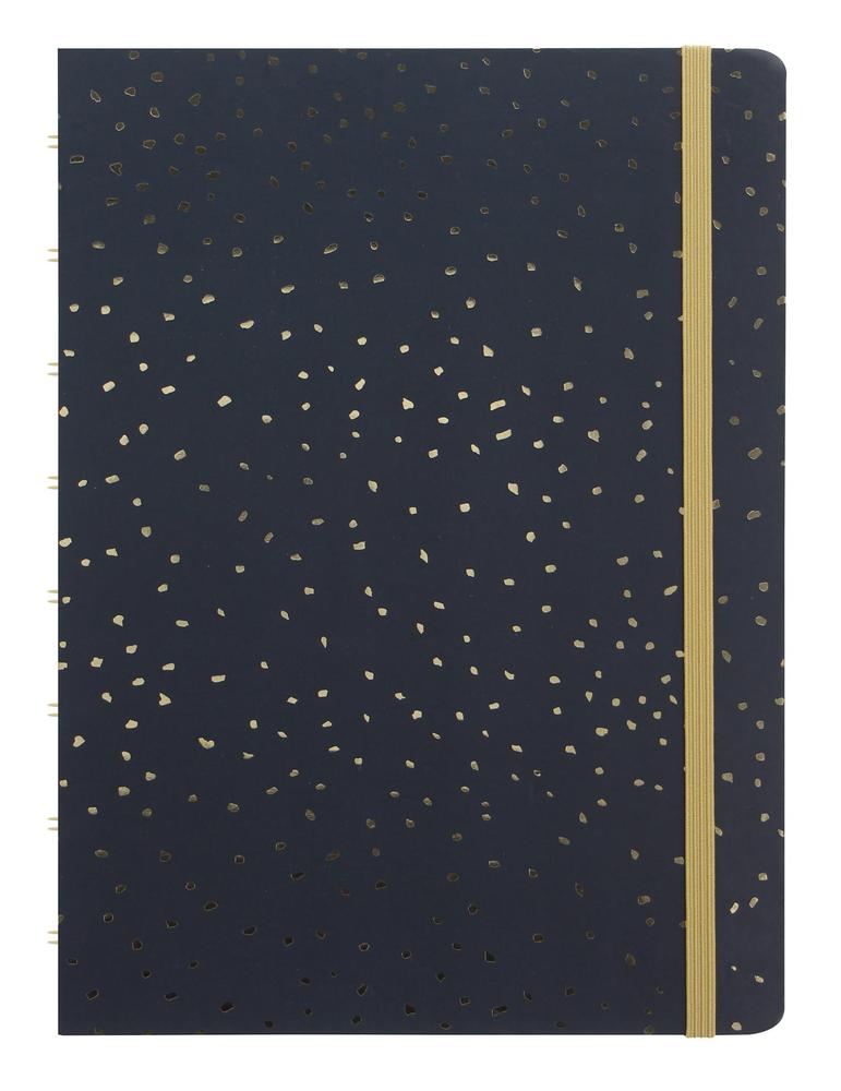 Filofax zápisník Notebook Confetti A5, Charcoal