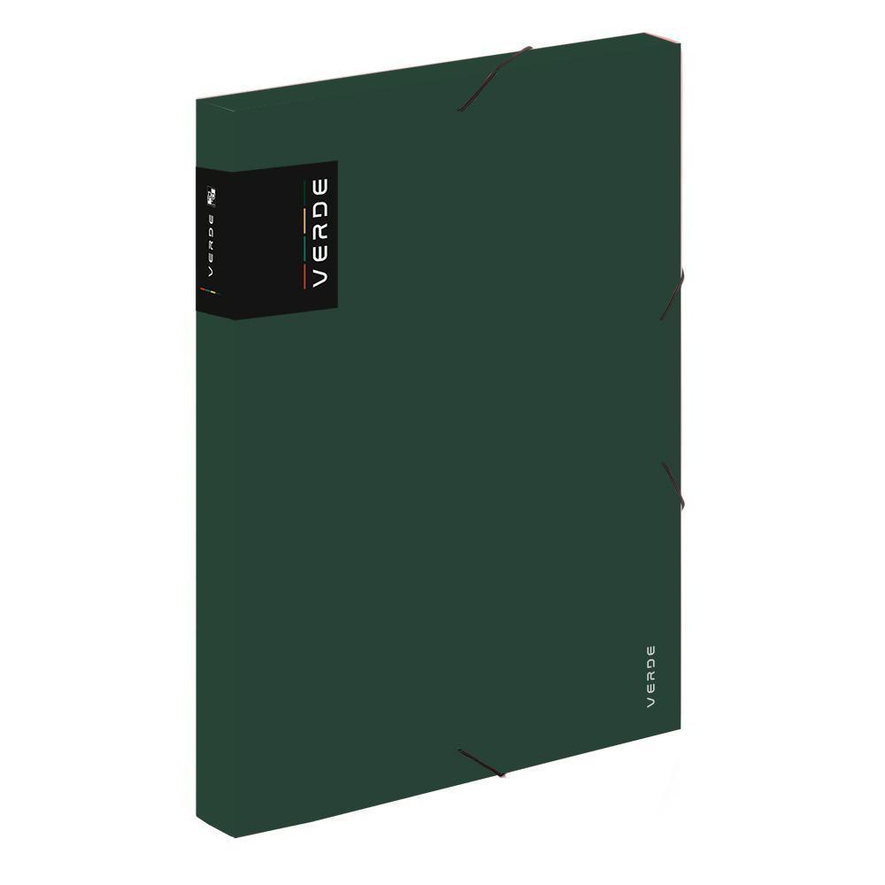 Box na spisy PP VERDE A4, zelený, 3cm