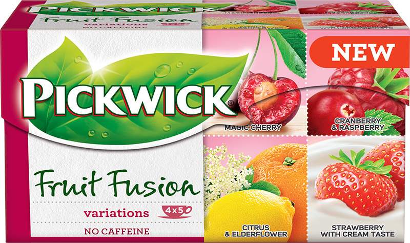 Čaj Pickwick variace s višní/třešní / 20 sáčků