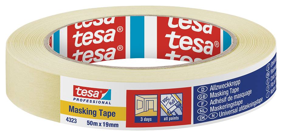 Víceúčelová papírová/krepová lepicí páska TESA 4323 19mm x 50m