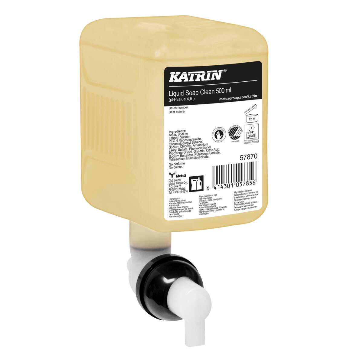 Tekuté mýdlo Katrin 57870 500 ml Clean