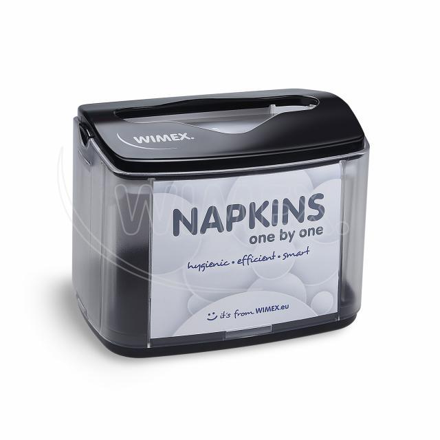 Zásobník stolní na ubrousky (ABS) černý