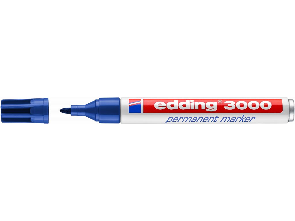 Edding 3000 permanentní modrý 1,5 - 3 mm