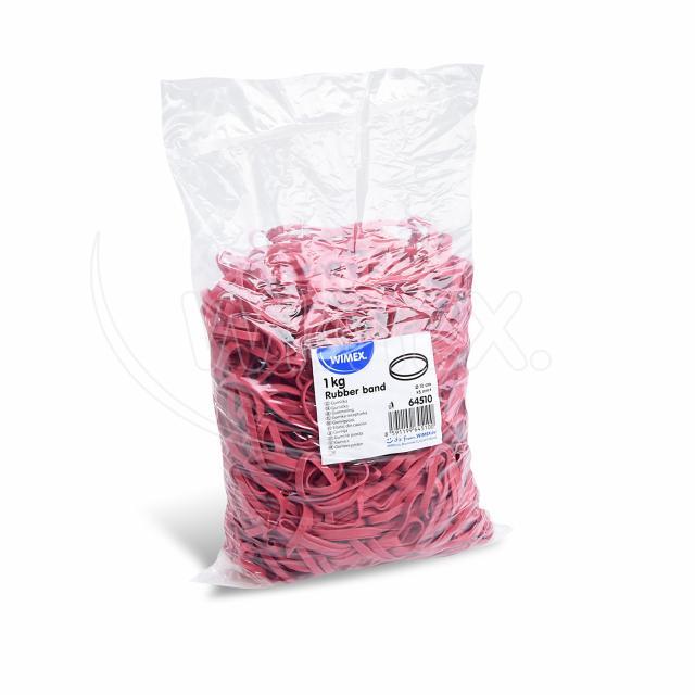 Gumičky červené silné 5mm/10cm 1kg