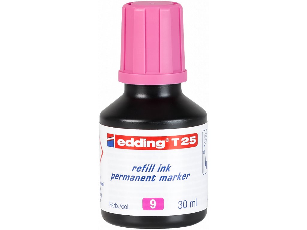 Inkoust edding-T25 růžový permanentní
