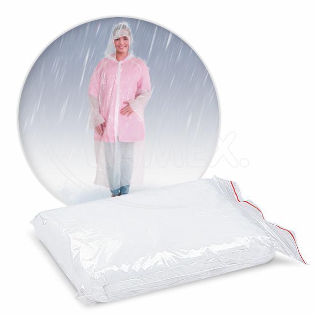 Plášť pro návštěvy LDPE s kapucí / 10 ks
