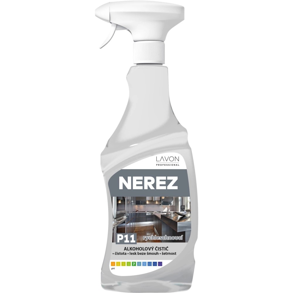 Lavon čistič na nerez alkoholový P11, 500ml