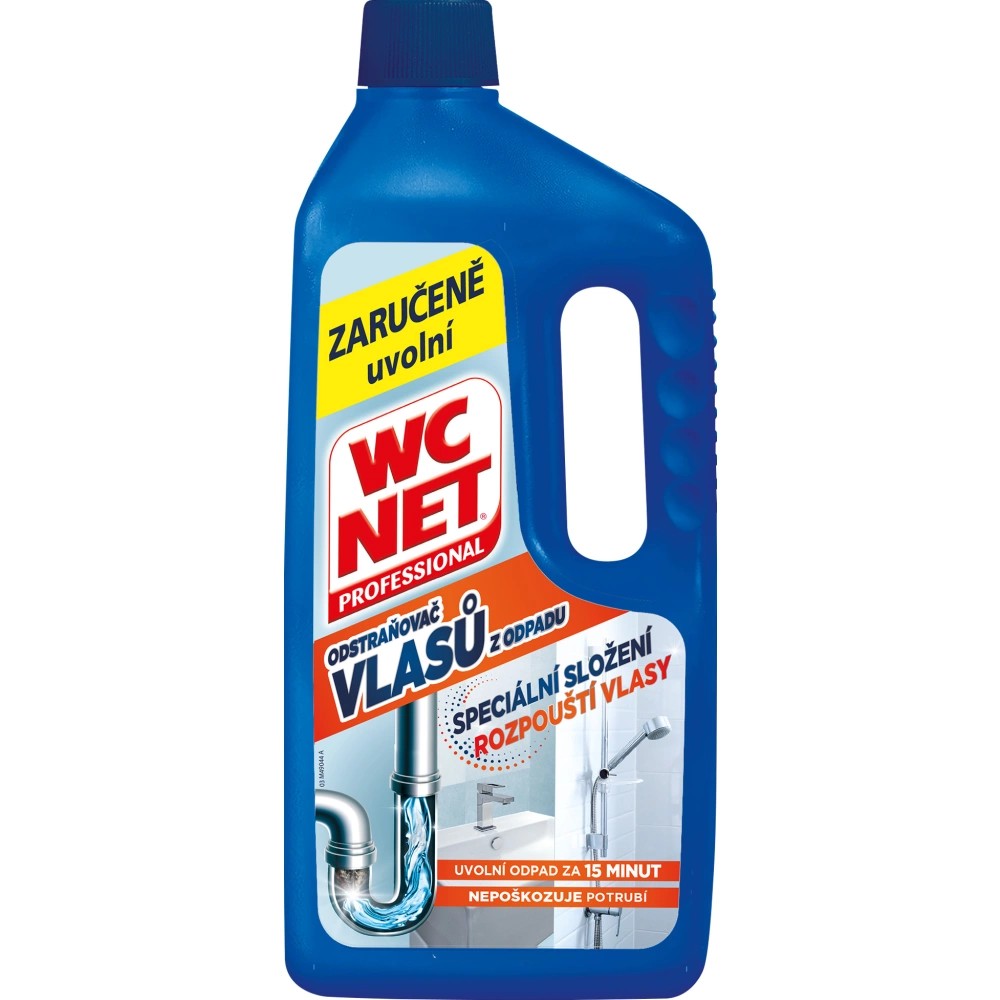 WC NET Profi odstraňovač vlasů z odpadů 1000 ml