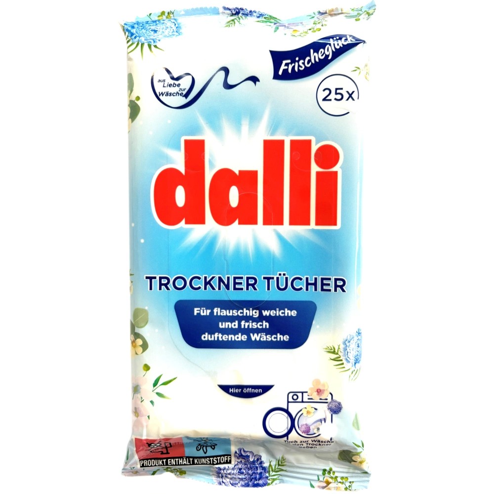 Ubrousky do sušičky Dalli, 25 ks