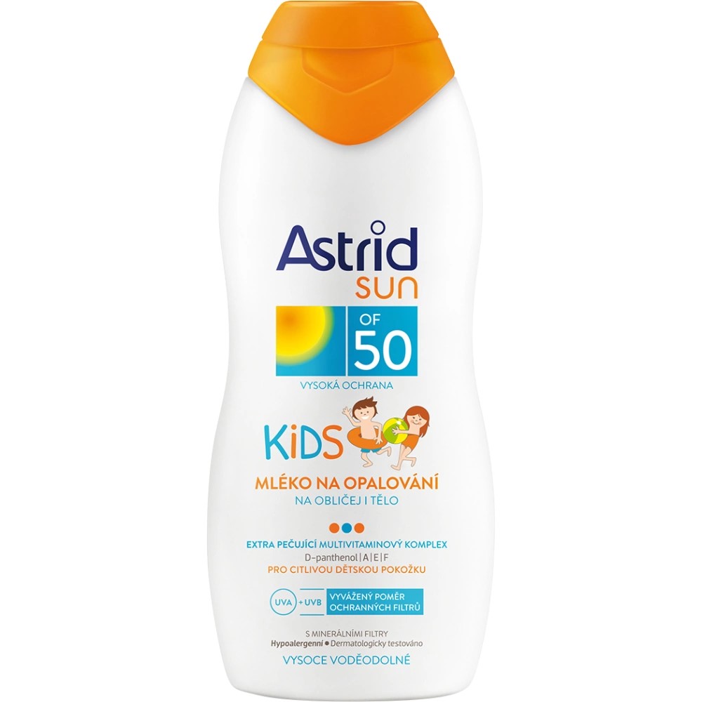 Astrid krém/mléko na opalování KIDS F50 200ml