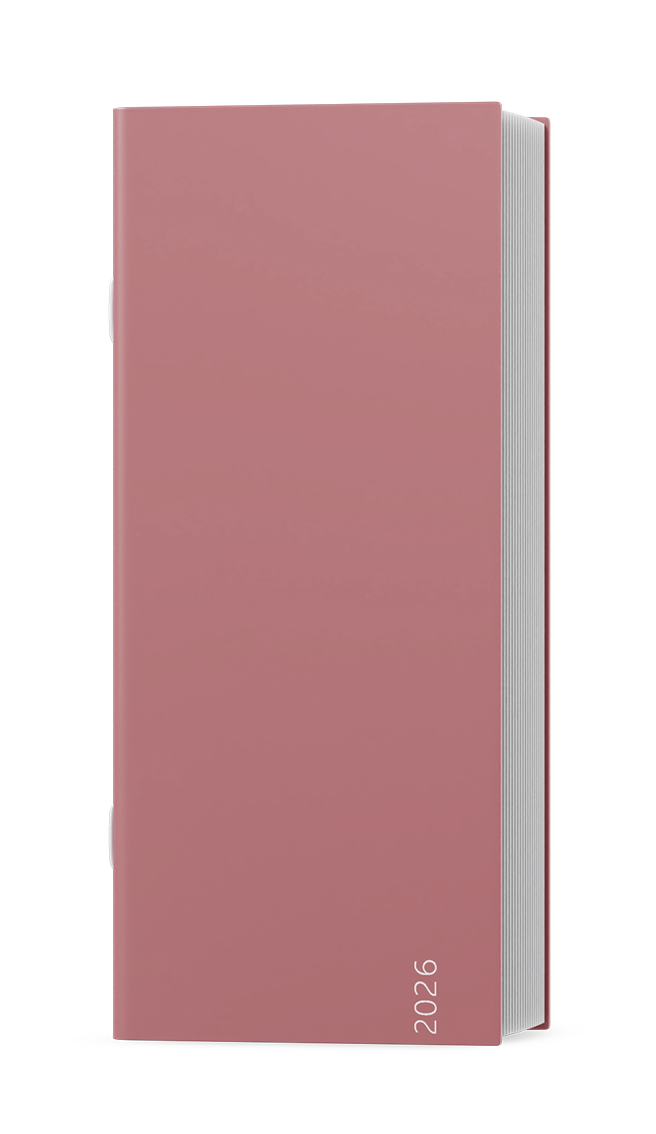 Diář měsíční Božka Color Starorůžová