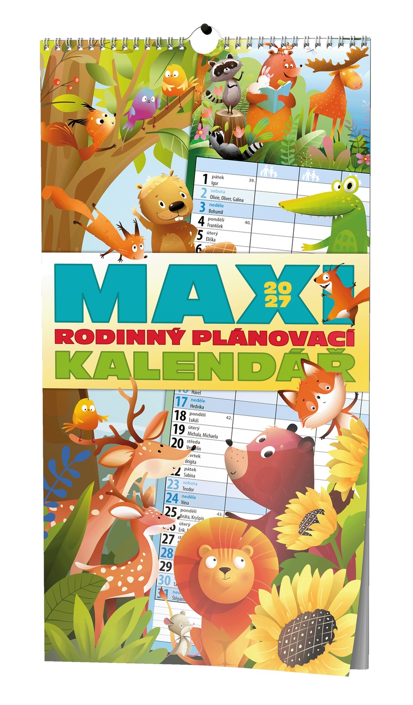 Kalendář nástěnný Maxi rodinný