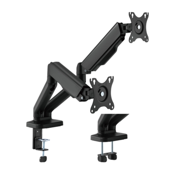 Držák monitoru Brateck LDT46-C024E 2 ramena vedle sebe, mechanická pružina
