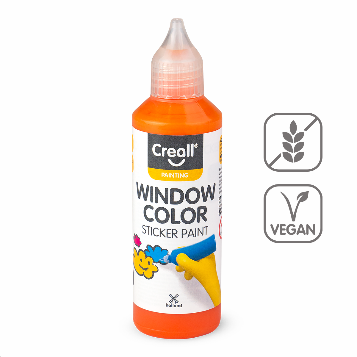 Creall barva na sklo Window color, 80 ml, oranžová