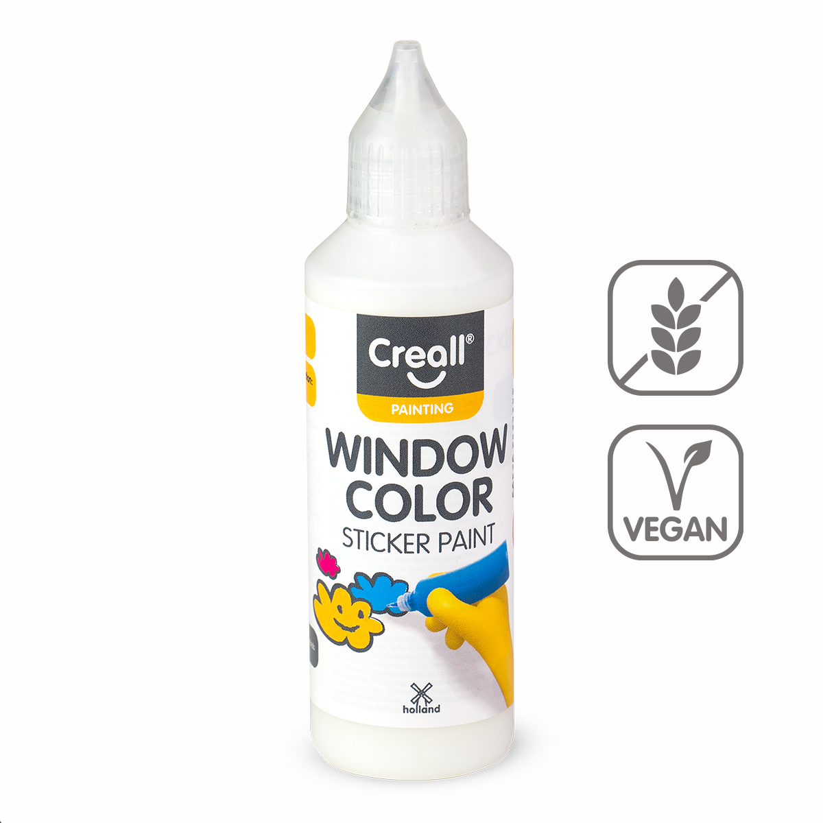 Creall barva na sklo Window color, 80 ml, bílá