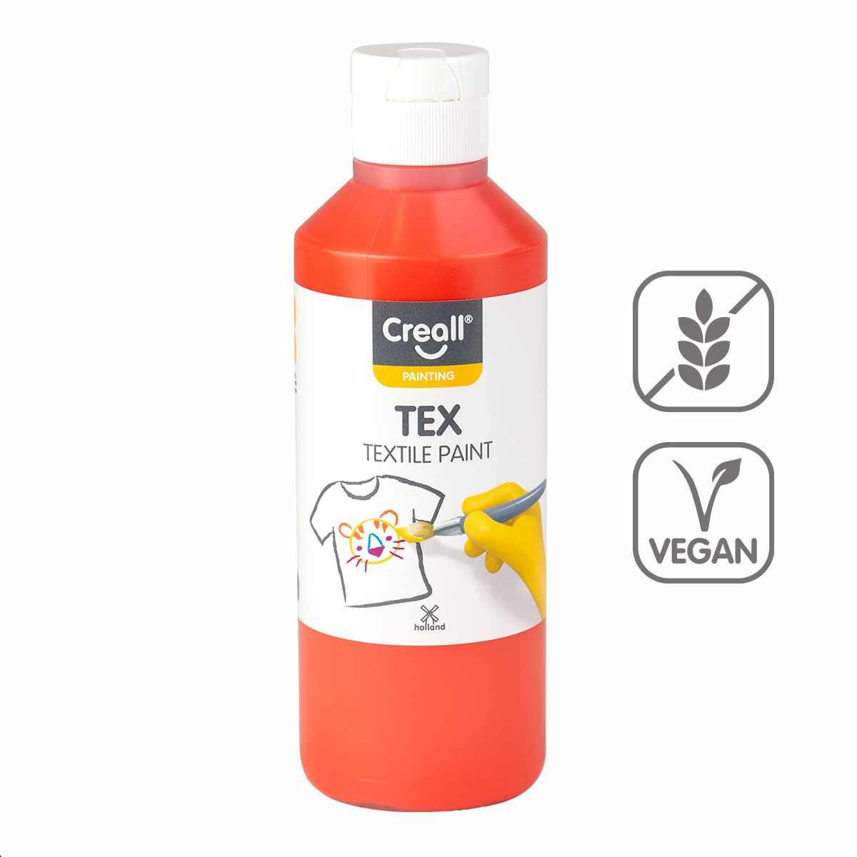 Creall textilní barva TEX, 250 ml, oranžová