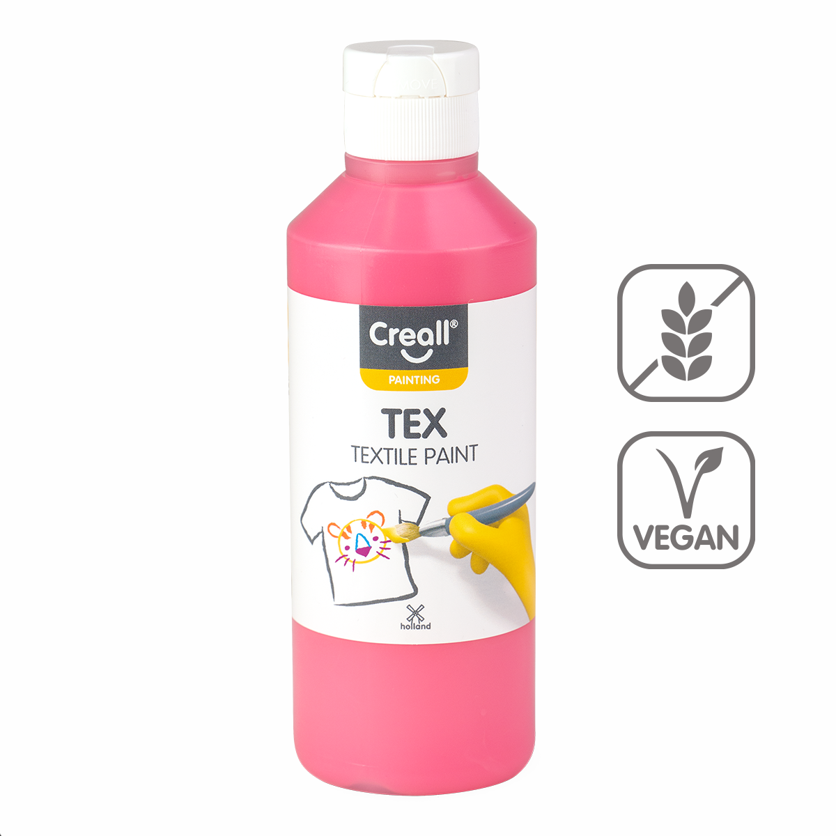 Creall textilní barva TEX, 250 ml, růžová