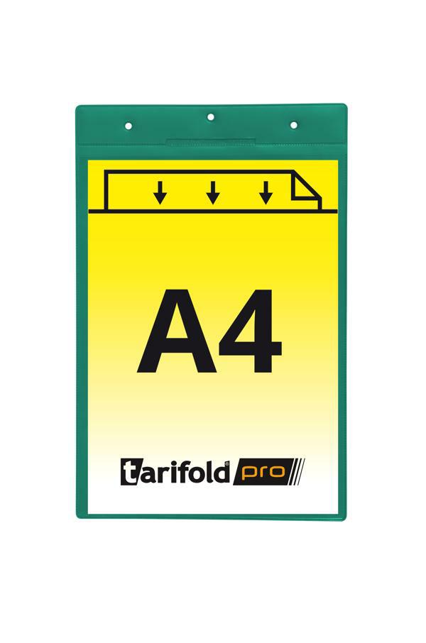 djois identifikační kapsa A4 na výšku, zelená, 10 ks
