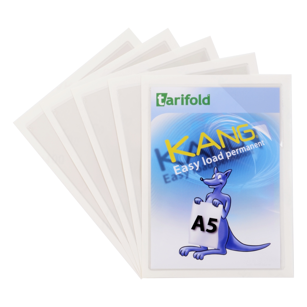 Tarifold Kang Easy Load samolepicí kapsa A5, permanentní, transparentní 5ks