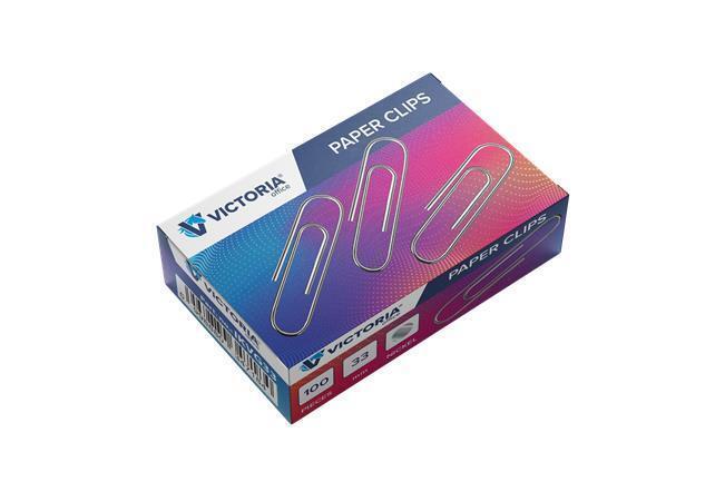 Kancelářské sponky Office Products/Victoria 32 mm / 100 ks