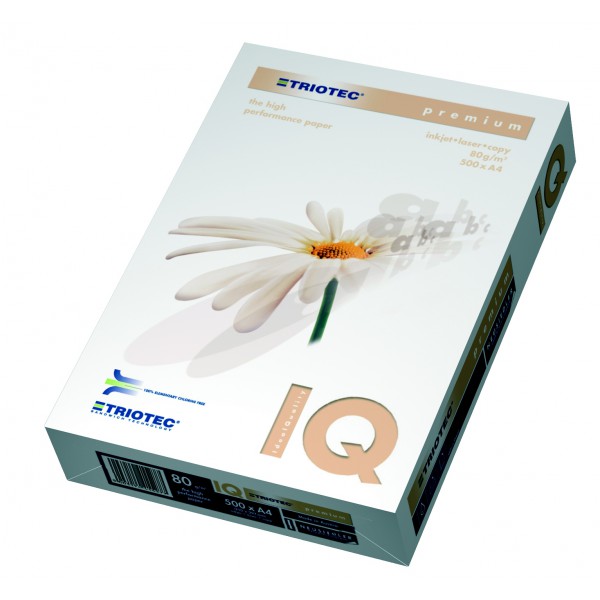 Kancelářský papír IQ Premium A4 80g Triotec / 500 listů