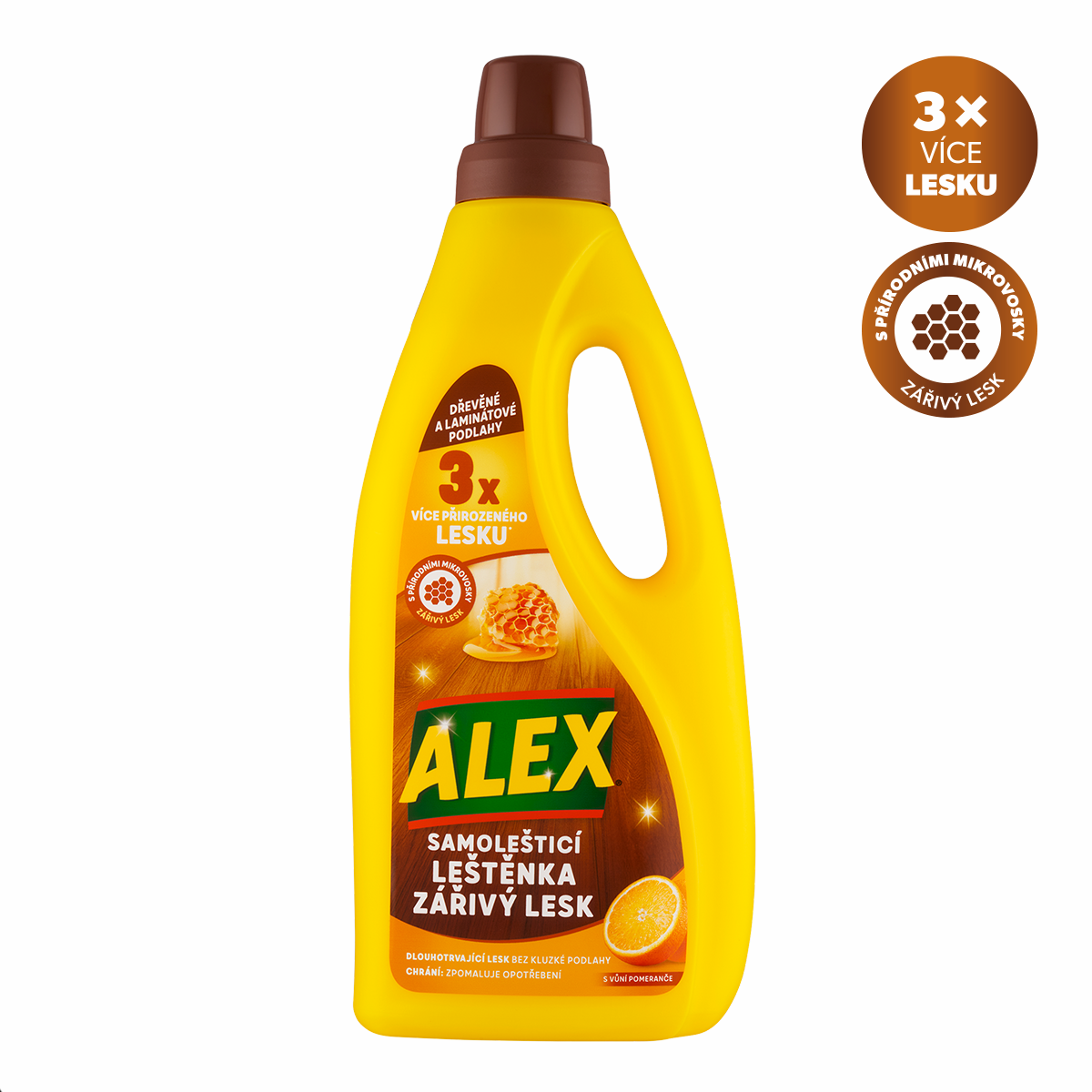 ALEX leštěnka na dřevo a laminát 750ml