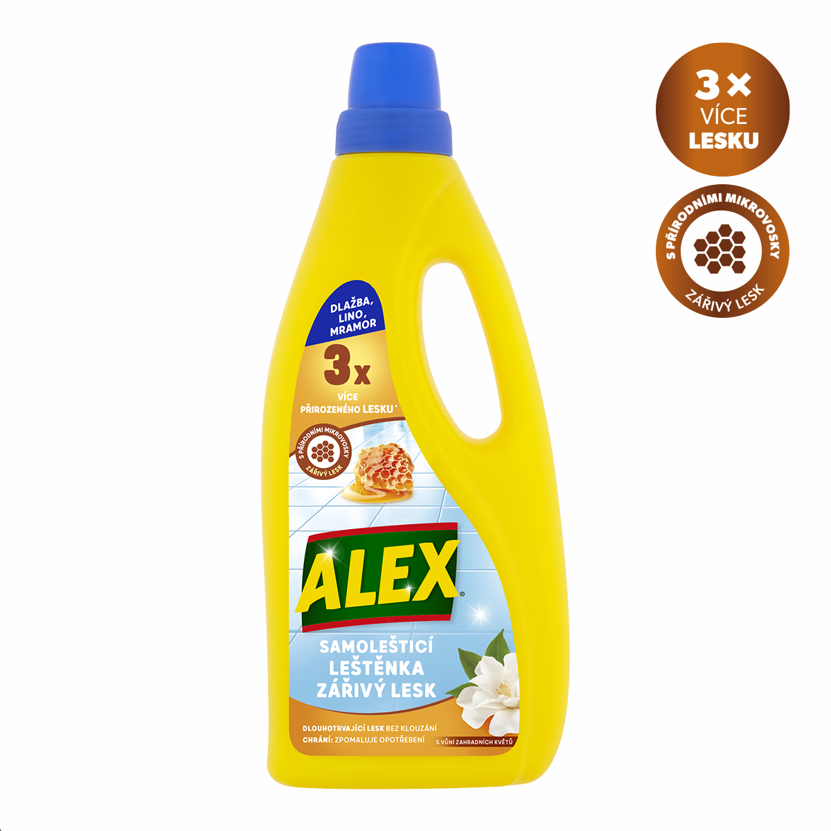ALEX leštěnka na lino, dlažbu a vinyl 750ml