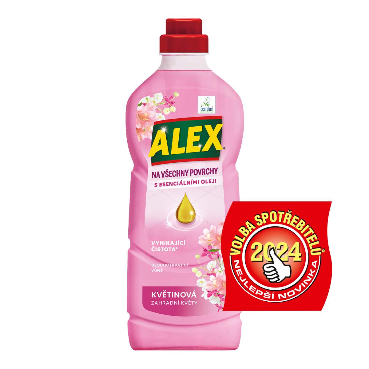 ALEX - čistič na všechny povrchy, 1 l, zahradní květy