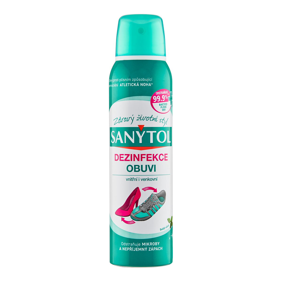 Sanytol dezinfekce do obuvi (plísně, bakterie, viry, mikroby) 150ml