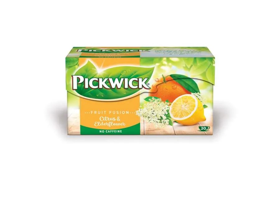 Čaj Pickwick citron + bezový květ / 20 sáčků