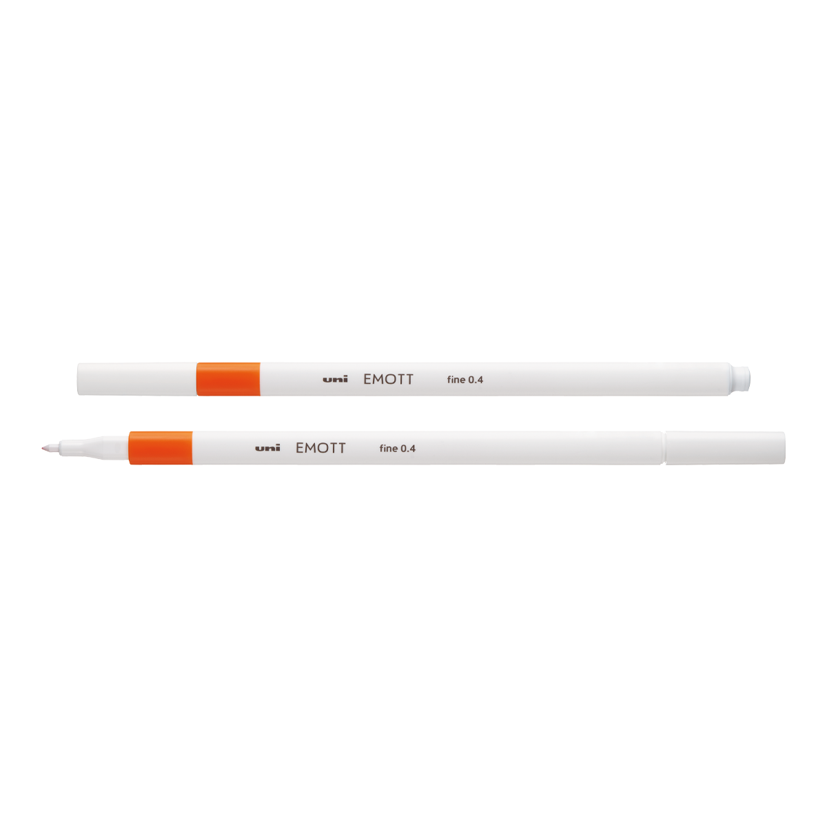 UNI EMOTT fine liner 0,4mm oranžový