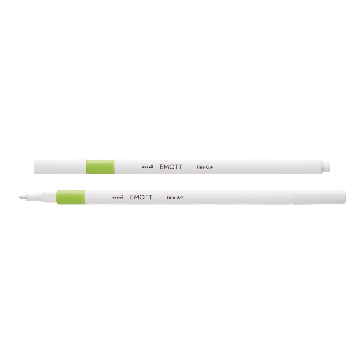 UNI EMOTT fine liner 0,4mm světle zelený