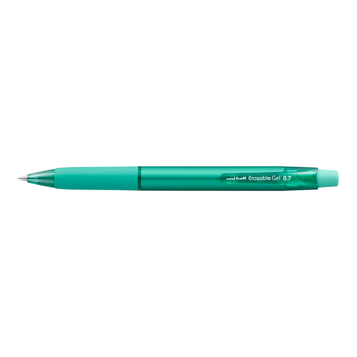 Gumovatelné pero stiskací UNI URN-181, 0,7 mm zelené