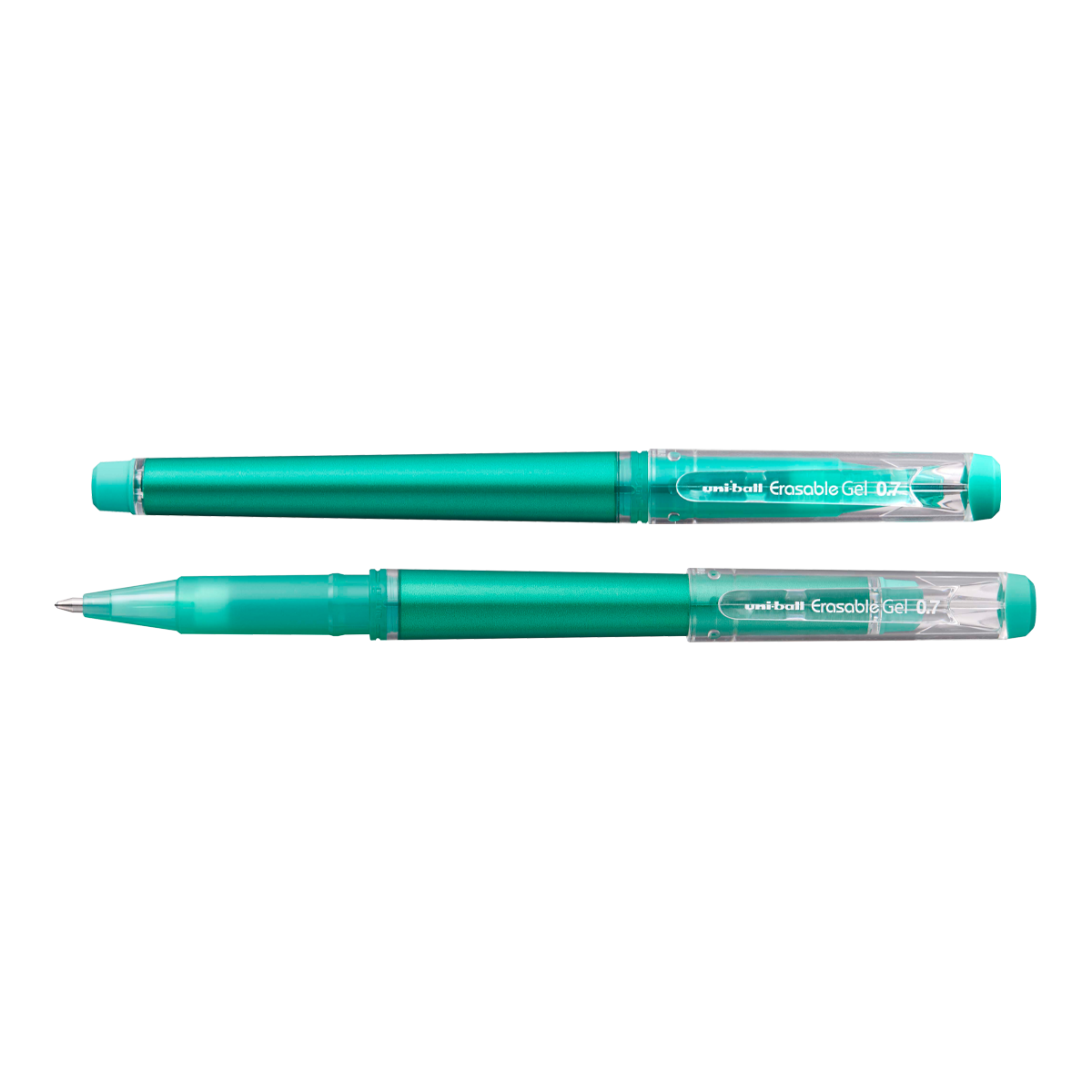 Gumovatelné pero s víčkem UNI UF-222, 0,7 mm zelené