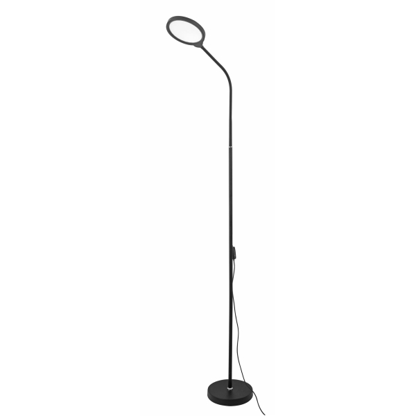Lampa podlahová Platinet PFL1084B LED 10W stmívatelná 2v1, černá