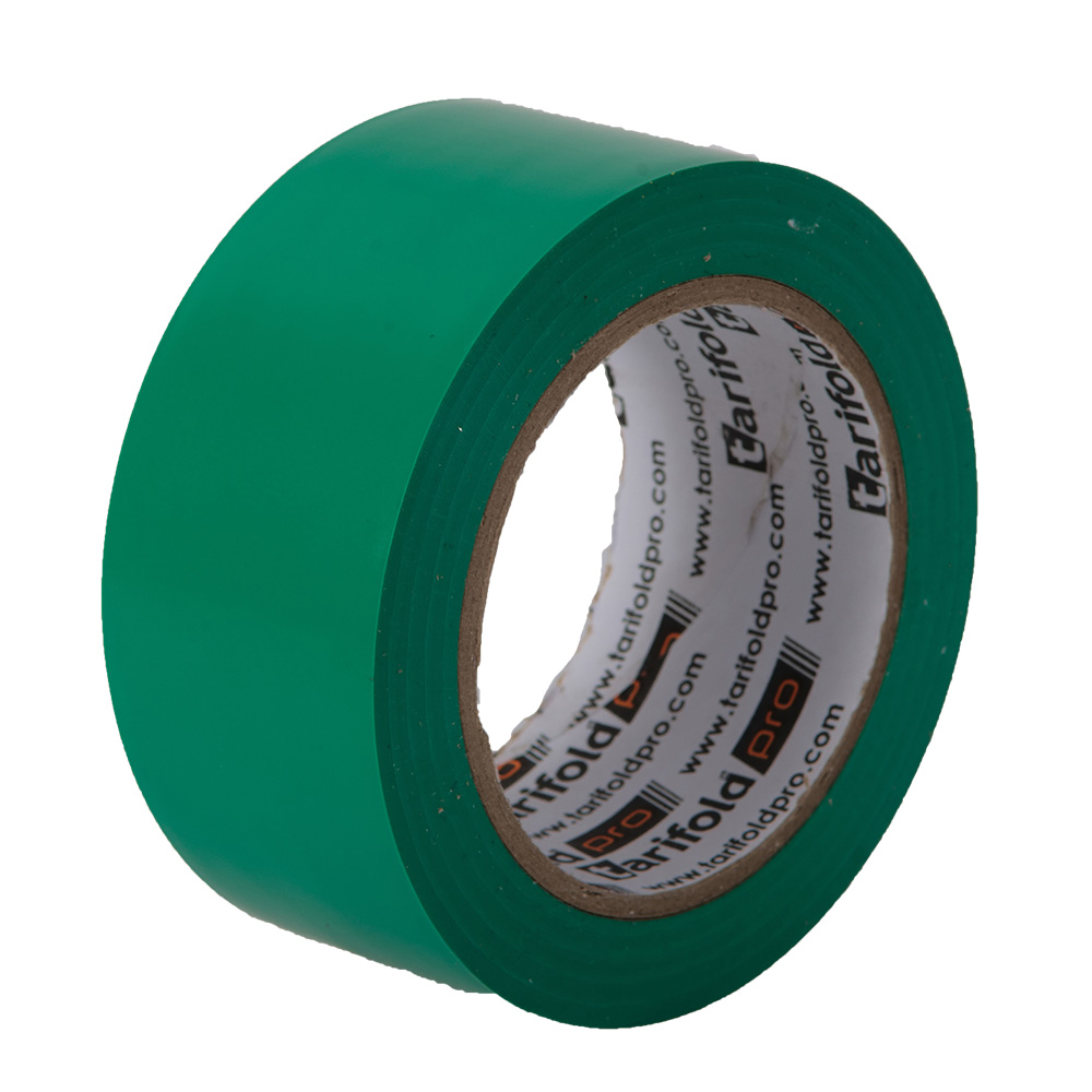 Podlahová označovací páska TARIFOLD PVC 130mi, 50 mm x 33 m zelená