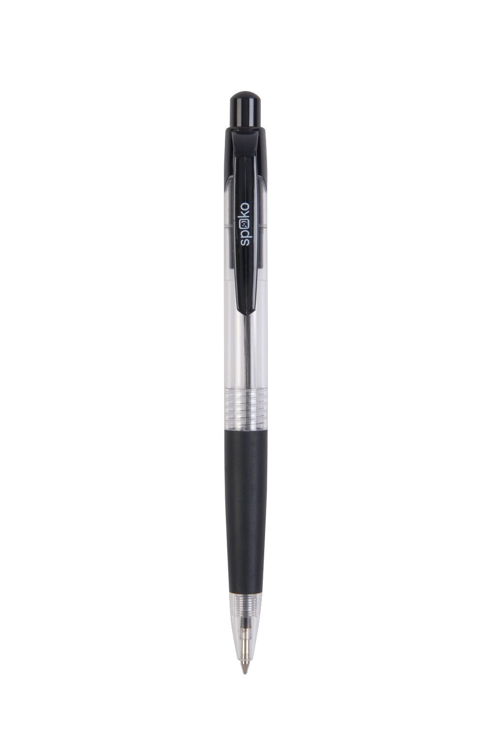 Pero kuličkové COLOMBO transparentní černé