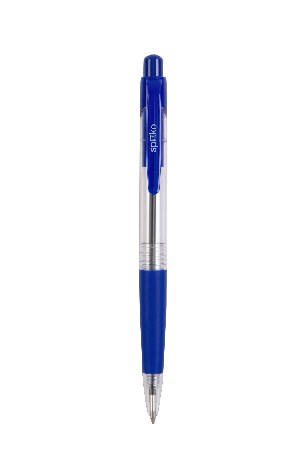 Pero kuličkové COLOMBO transparentní modré