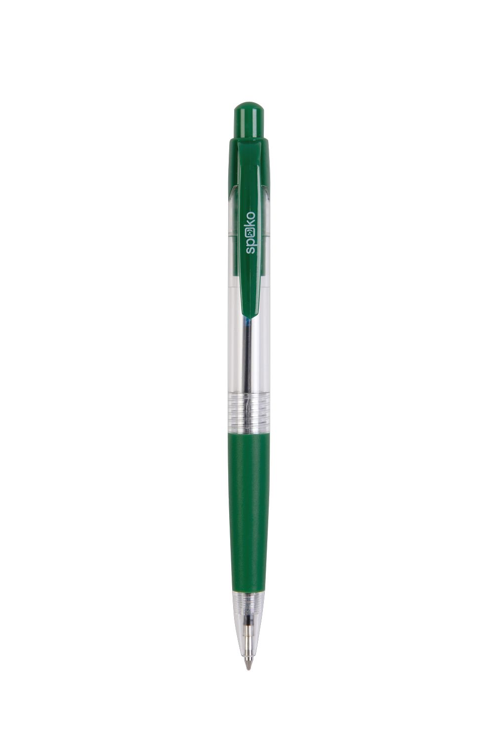 Pero kuličkové COLOMBO transparentní zelené