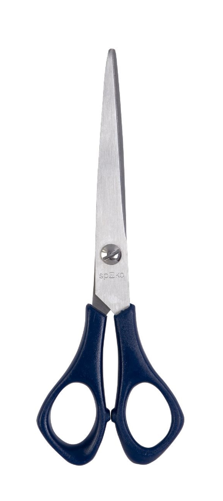 Nůžky kancelářské Spoko Economy, 16 cm, asymetrické, tmavě modré