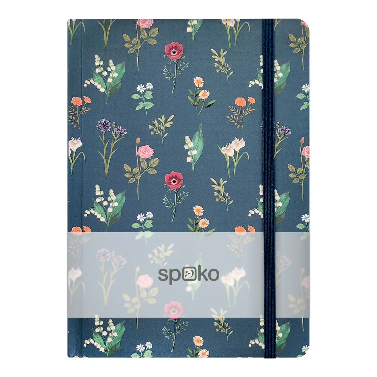 Spoko zápisník Flowers (květiny) A5, 96 stran,linka