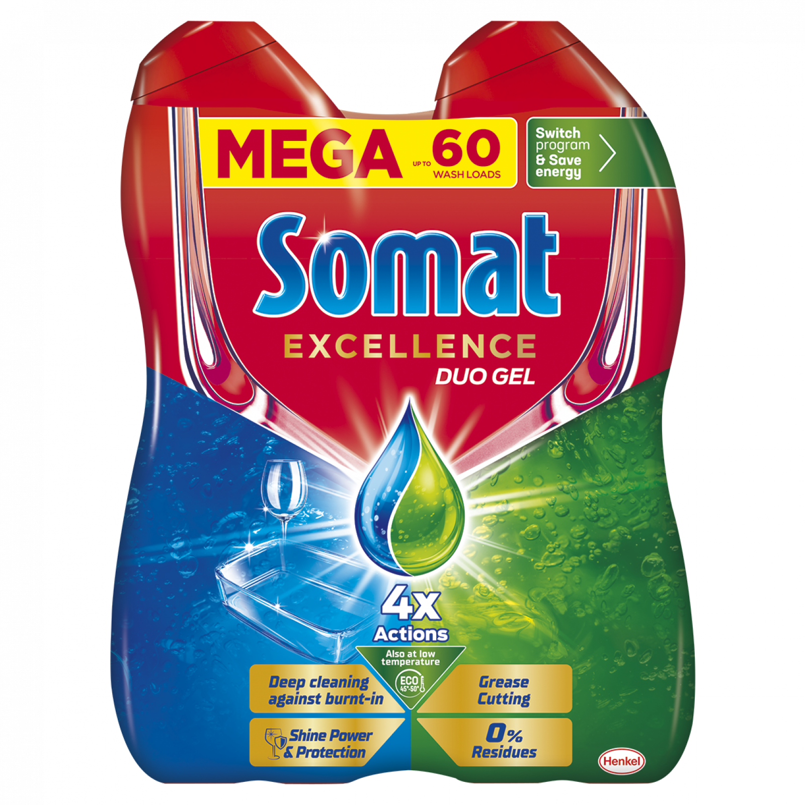 Somat perfekt gel 2 x 540 ml (60 dávek)