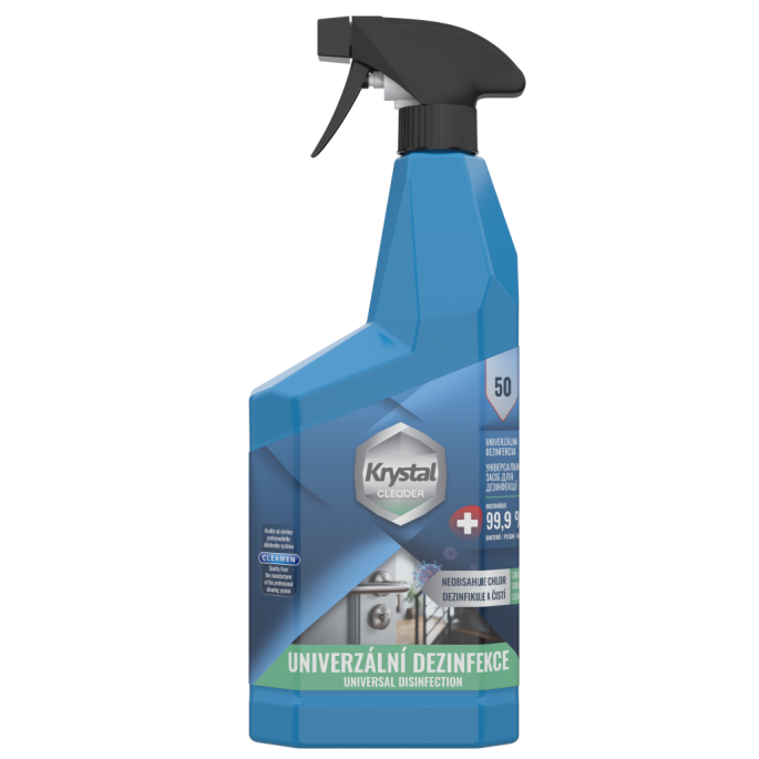 Krystal univerzální dezinfekce 750 ml bez chlóru (účinná proti virům) testováno