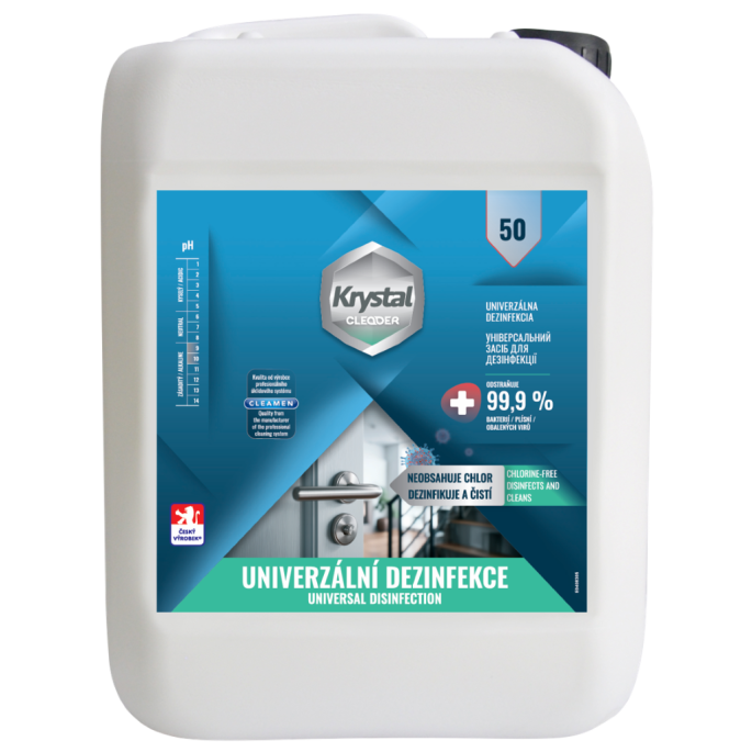 Krystal univerzální dezinfekce 5l bez chlóru (účinná proti virům) testováno