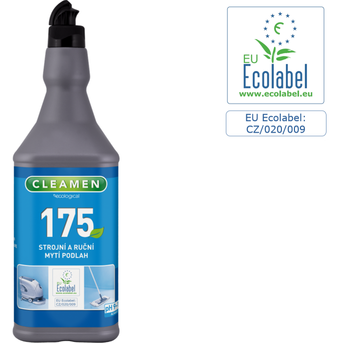 CLEAMEN 175 strojní a ruční mytí podlah 1l Ecolabel